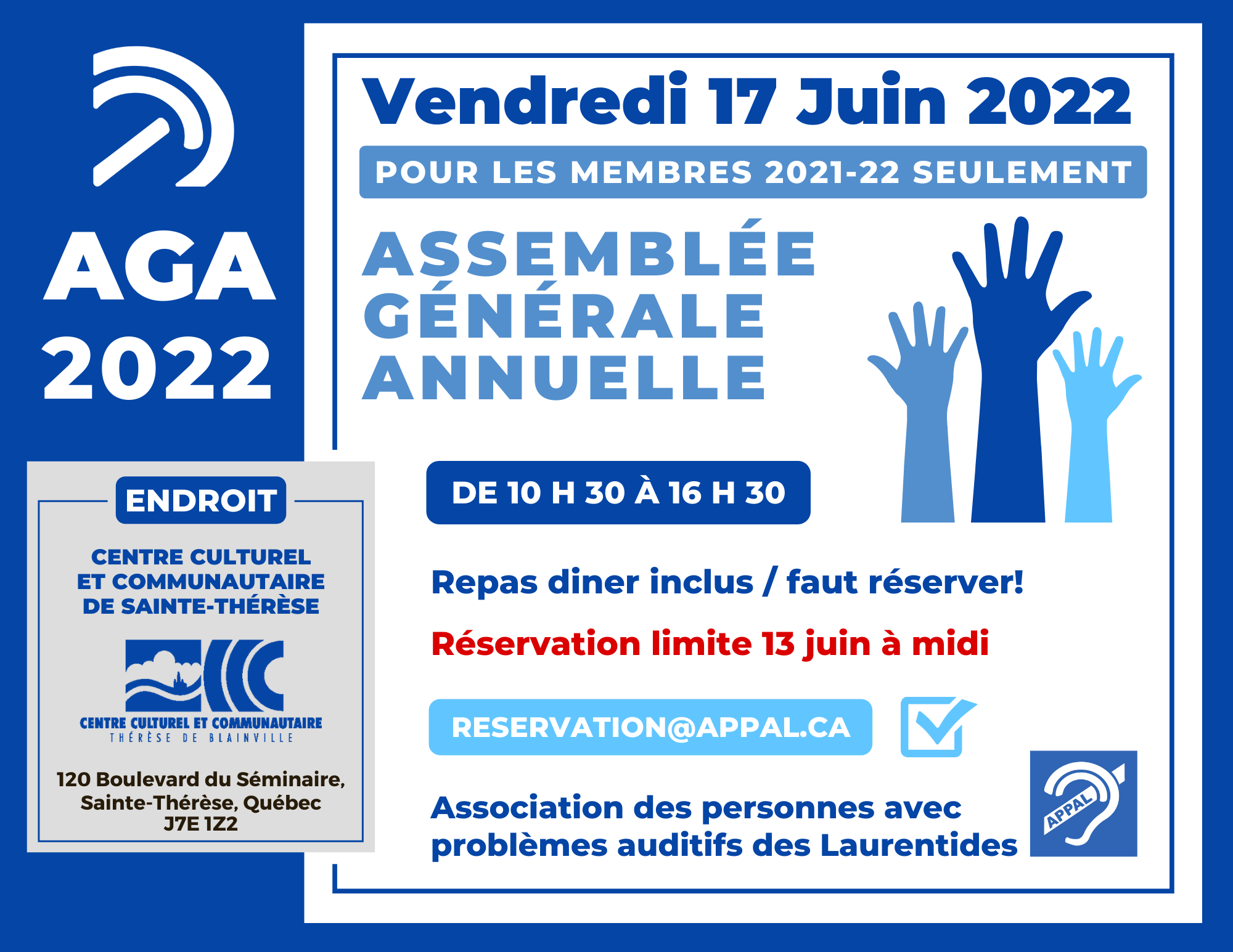 AGA 2022 - pour les membres
