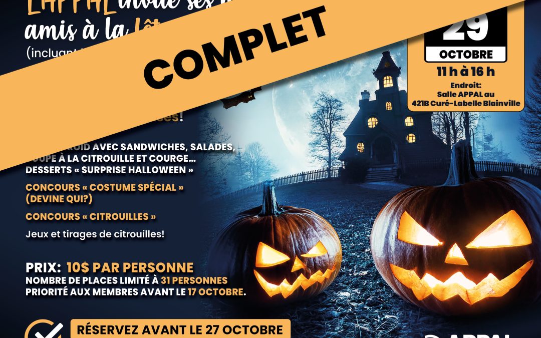 Halloween – 29 octobre 2025